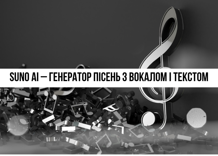 Suno: Створення повноцінних пісень з вокалом через ШІ